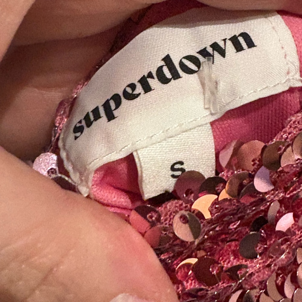 NWT Revolve Superdown Cindi Sequin Mini Dress in … - image 9